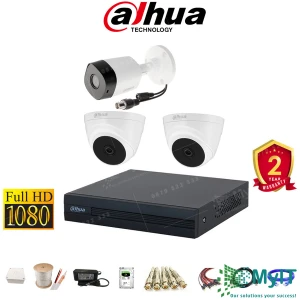 Bộ 3 mắt camera Dahua 2mp