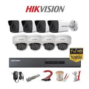 Bộ 8 mắt camera IP hikvision