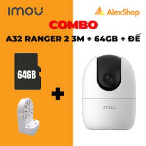 Combo camera imou A32 + thẻ nhớ 64G lưu 7 ngày